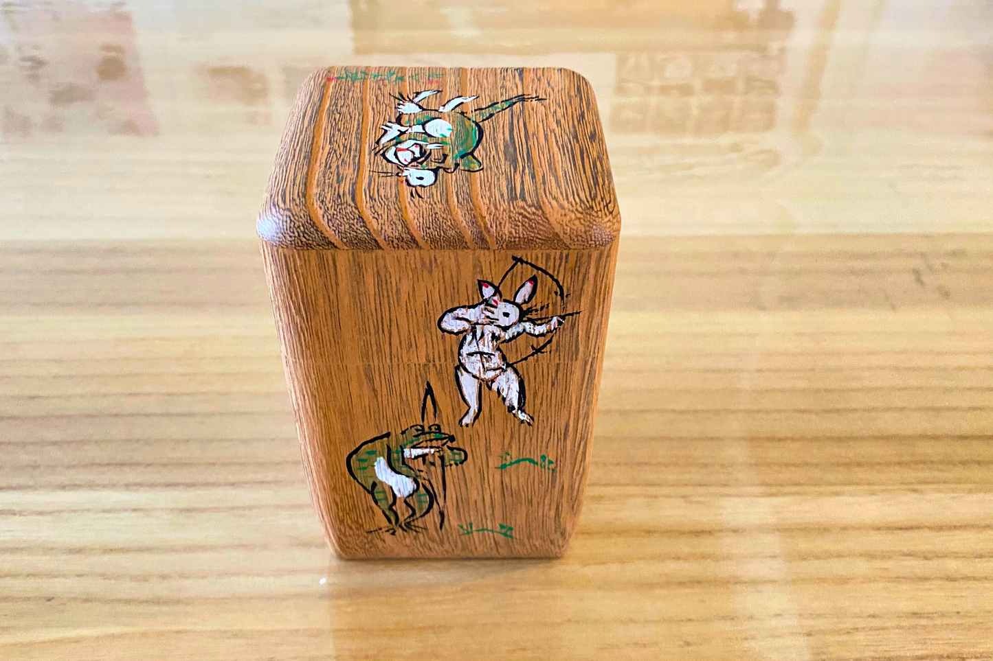 茶筒（鳥獣戯画）
