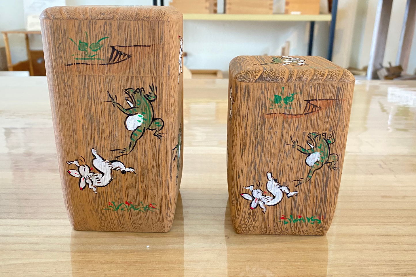 茶筒（鳥獣戯画）