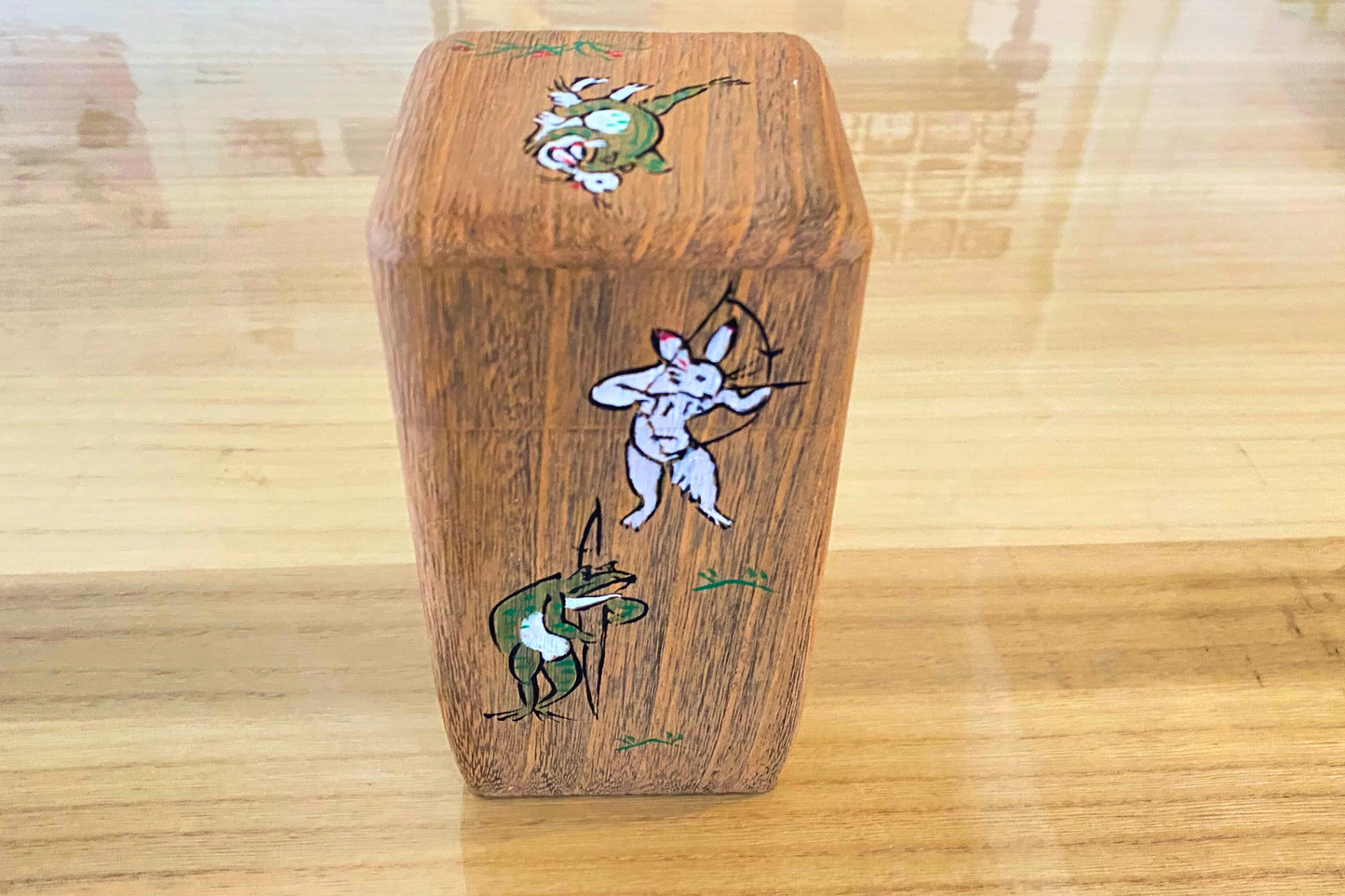 茶筒（鳥獣戯画）