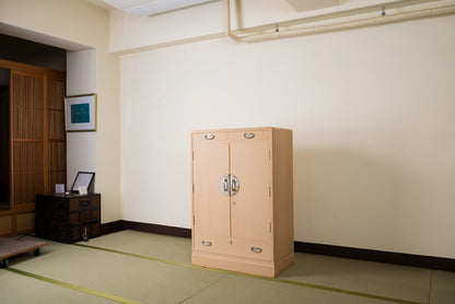 総桐帯用たんす　 伝統工芸士野本光男作